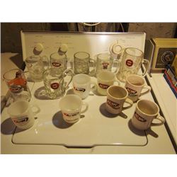Box Full Of A&W Mugs, Coffee Cups (2 Fire King)