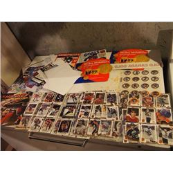 Box Full Of Hockey Memorabilia, Cards, Pogs, Etc.