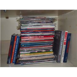 Large Lot Of Hockey Books And Magazines, Mostly Hockey