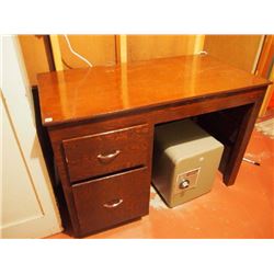Wooden Desk, Does Not Include Safe