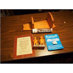 Eve And Adam Statues, Wall Pieces, Genuine Piece Of Arizona Memorial, Tootsie Roll Crayons