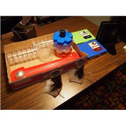 Box Of Misc., Dime Bank, Duck Boots, Sorters