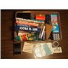 Image 1 : Box Full Of Games, Authentic British Police Whistle, Sask Flag, Brain Teasers