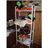Image 1 : Metal Shelf Full Of Halloween Items
