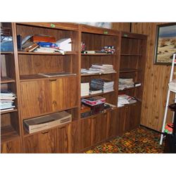 Wooden Cabinets (3) - 72"x30"x15"