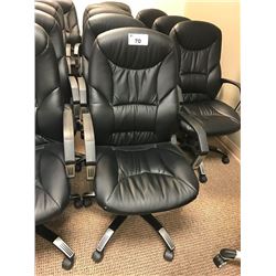 BLACK MID BACK TILTER CHAIR