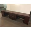 Image 2 : FURNITURE LOT WITH 3 CHERRY CREDENZA / DESKS AND APPROX. 23 BOOKSHELVES (LOCATED ARROUND THE CORNER
