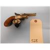 Image 9 : PROHIB: Rossi; cal .22; Derringer; side by side barrels; some wear on chrome finish; exposed hammers
