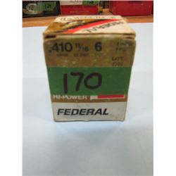 BOX 25 RNDS .410 AMMO