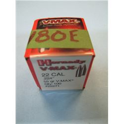 HORNADY V-MAX 22 CAL BULLETS