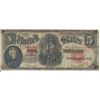 Image 1 : 1907 $5.00 Legal Tender Andrew Jackson/Woodchopper VG
