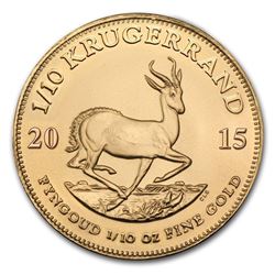 2015 South Africa 1/10 oz Gold Krugerrand