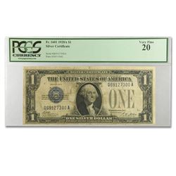 1928-A $1.00 Silver Certificate VF-20 PCGS