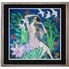 Image 1 : Asian Flight Art Original Stone Painting Student TING JIANG Yunnan School Student Dealer Sale