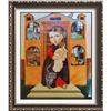 Image 1 : Huge Italian Artist Painting 68x58 Fantastic Pop Canvas Whimsical Detailed HUGE Art Sale