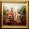 Image 1 : Windmill Traditional Colorful Painting Canvas Framed DEALER Textured Museum Quality Original Art