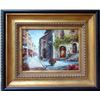 Image 1 : Colorful St Scene Framed Painting Art For Sale LIQUIDATING Textured Museum Quality Original Art