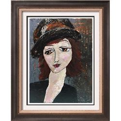 Sophie Original Modigliani style Painting on Canvas