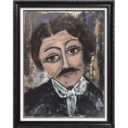 Nikola Tesla Original Painting on Canvas