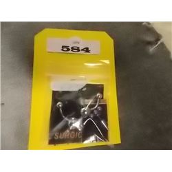 NEW BODY JEWELERY - 316 SURGICAL STEAL - 3 ASSORTED PER LOT