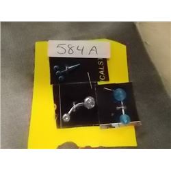 NEW BODY JEWELERY - 316 SURGICAL STEAL - 3 ASSORTED PER LOT