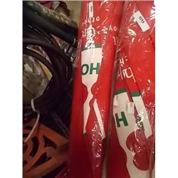 PATIO UMBRELLA - RED & WHITE