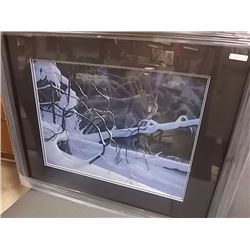 FRAMED LIMITED EDITION PRINT - TWILIGHT TIMBER - ROD TRIBIGER - ESTIMATED GALLERY PRICE $