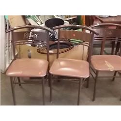DINING CHAIRS FOR ROBINS DONUTS- 3 TTL