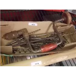 LOT OF VINTAGE DRILL BITS