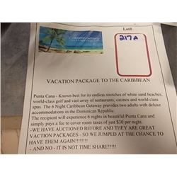 VACATION PACKAGE TO THE CARIBBEAN Punta Cana - Known best for its endless stretches of white sand be