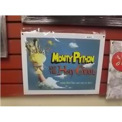 TIN SIGN - NONTY PYTHON AND THE HOLY GRAIL