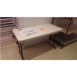 APPROX 42" LONG FOLDING TABLE