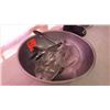 Image 3 : LARGE STAINLESS STEEL BOWL WITH ALL ITEMS PICTURED