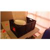 Image 1 : COLLAPSABLE BOX OF BOWLS, STRAINERS, AND CUTTING BOARD.