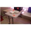 Image 1 : APPROX 42" FOLDING LEGS TABLE