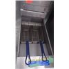 Image 3 : LIKE NEW PITCO GAS TWIN BASKET DEEP FRYER