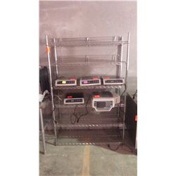 6 SHELF STAINLESS STEEL SHELVING UNIT