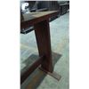 Image 4 : HARDWOOD CURVED HIGH TOP TABLE