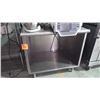 Image 1 : STAINLESS STEEL TABLE WITH LOWER SHELF