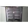 Image 4 : CENTAUR PLUS DOUBLE DOOR UPRIGHT COMMERCIAL FREEZER ON WHEELS WITH EXTERNAL THERMOSTAT 84" X 54" MOD