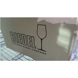CASE OF 12 RIEDEL RED WINE GLASSES