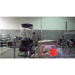 PASTA MACHINE AND LARGE BLACK AND DECKER BLENDER