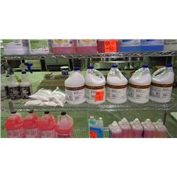 4 JUGS RELIANCE BLEACH AND SANITIZER