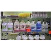 Image 1 : SHELF OF DUST BAN/GLASS CLEANER AND LIME AWAY