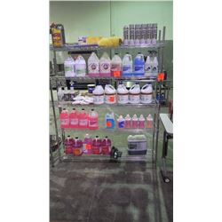 STAINLESS STEEL 5 SHELF SHELVING UNIT LARGE
