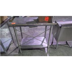EAGEK STAINLESS STEEL 36" DOUBLE DECK TABLE