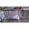 Image 1 : EAGEK STAINLESS STEEL 36" DOUBLE DECK TABLE