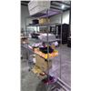 Image 2 : STAINLESS STEEL 6 SHELF RACK ON WHEELS