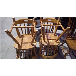 4 WOODEN CHAIRS