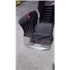 Image 1 : 8 PLASTIC STACKING CHAIRS